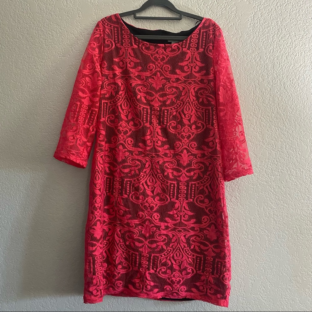H&M pink lace dress